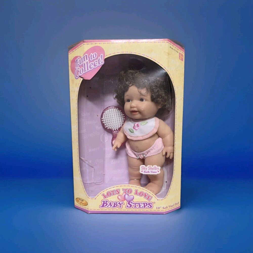 Baby Steps SHY SHELBY Doll 10 Vinyl HTF 💗 NRFB JC Toys Berenguer LOTS TO LOVE